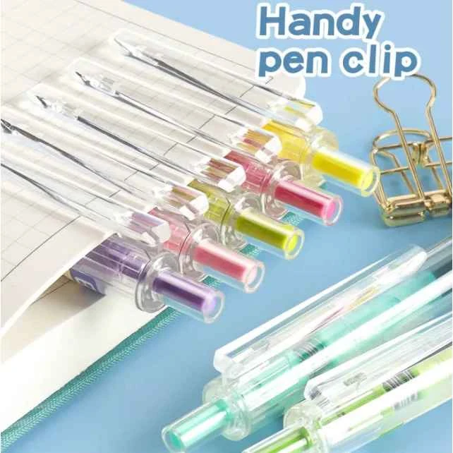 Pulpen Gel M&G Retractable Colorful AGPH5603 0.5mm / Ballpen Warna Warni / Pen 36 Warna